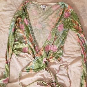 Lilly Pulitzer tie cardigan size Medium